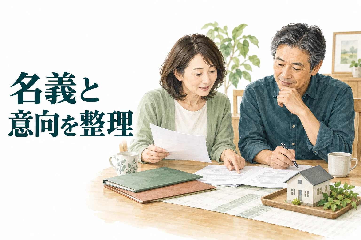 実家 相続：名義と意向を整理